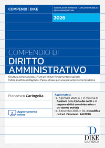 Compendio di diritto amministrativo 2026. Con aggiornamento online