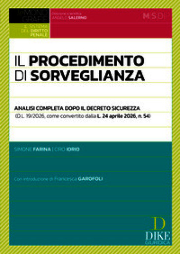 Il procedimento di sorveglianza