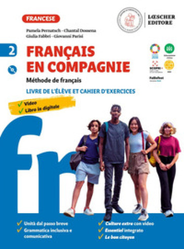 Français en compagnie. Méthode de français. Livre de lélève et cahier d'exercices. Per la Scuola media. Con e-book. Con espansione online. Con CD-Audio. Vol. 2
