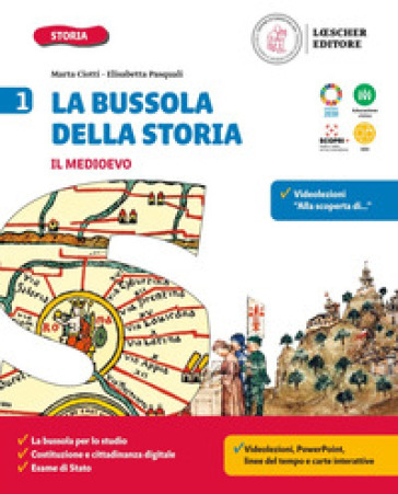 La bussola della storia. Con Quaderno delle competenze 1, La storia a colpo d'occhio. Per la Scuola media. Con e-book. Con espansione online. Vol. 1