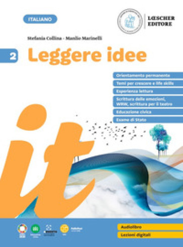 Leggere Idee. Con Letteratura. Per La Scuola Media (Vol. 2)