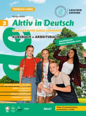 Aktiv in Deutsch. Lehrwerk für junge lernende. Kursbuch + Arbeitsbuch + Sicher zum Ziel. Per la Scuola media. Vol. 2