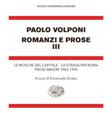 Romanzi e prose III