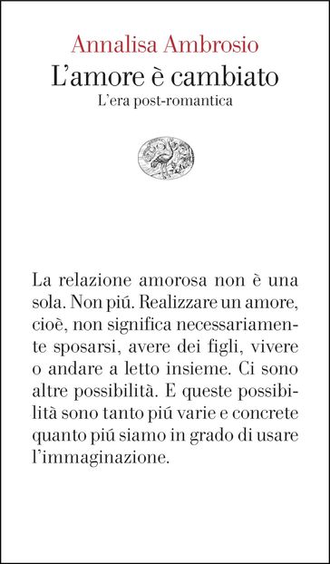 L'amore è cambiato