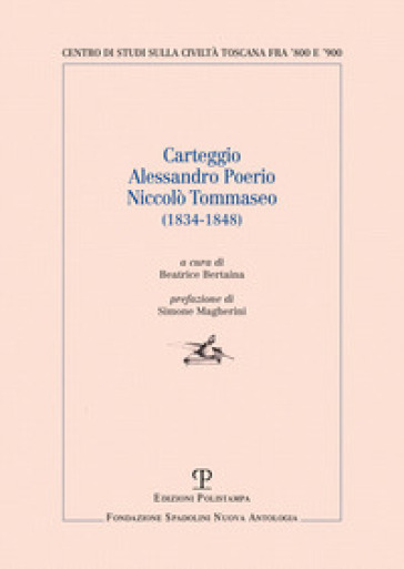 Carteggio Alessandro Poerio Niccolò Tommaseo (1834-1848)