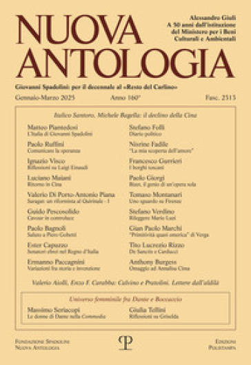Nuova antologia (2025). Vol. 1