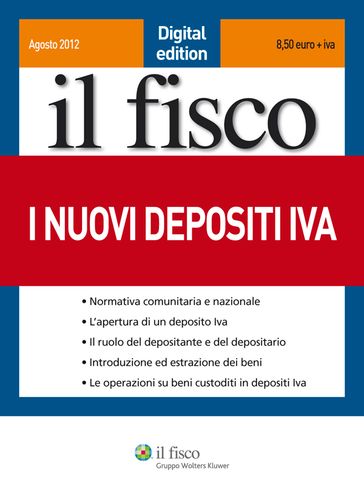 I nuovi depositi IVA