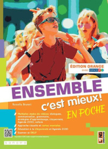Ensemble c'est mieux! En poche. Édit. orange. Avec Apprendre pour tous. Per la Scuola media. Con e-book. Con espansione online