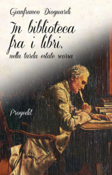 In biblioteca fra i libri, nella tarda estate scorsa