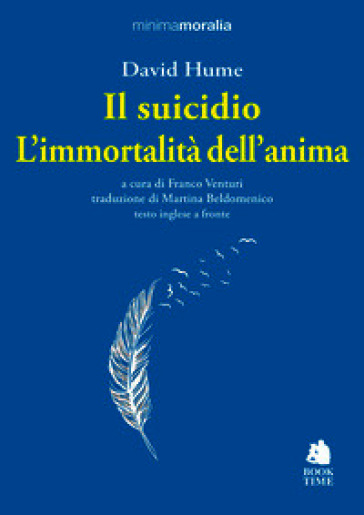 Il suicidio-L'immortalità dell'anima. Testo inglese a fronte. Ediz. bilingue