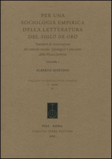 Per una sociologia empirica della letteratura del siglo de oro