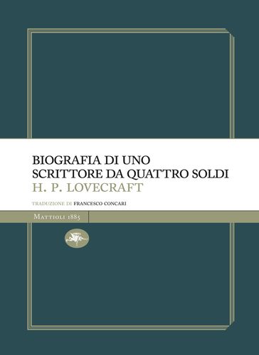 Biografia di uno scrittore da quattro soldi