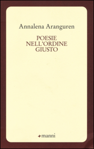 Poesie nell'ordine giusto