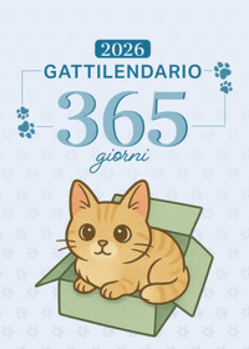 Gattilendario 2026. Calendario filosofico gatti