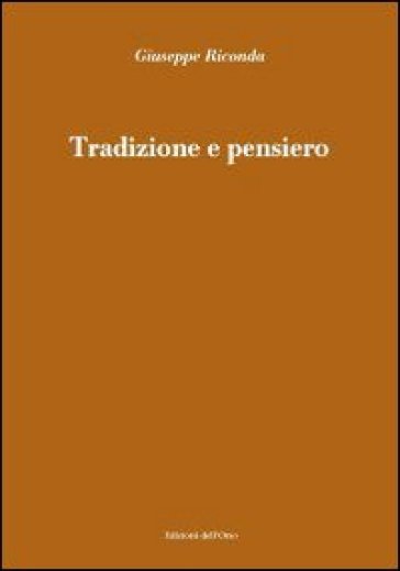 Tradizione e pensiero