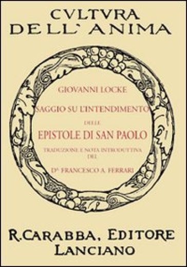 Saggio su l'intendimento delle epistole di S. Paolo