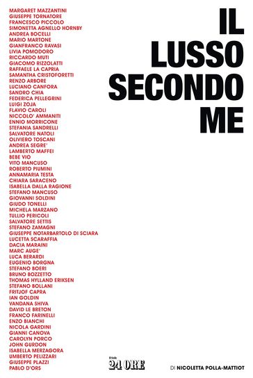 IL LUSSO, SECONDO ME