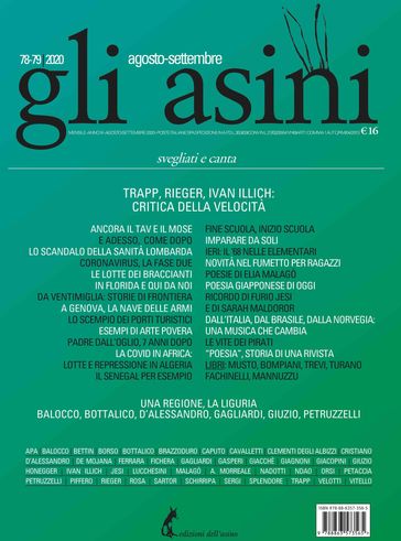 "Gli asini" n. 78-79 agosto-settembre 2020