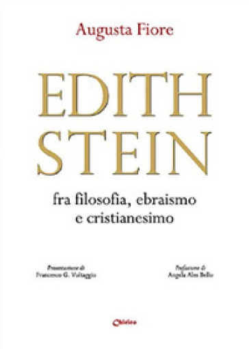 Edith Stein Fra Filosofia, Ebraismo E Cristianesimo