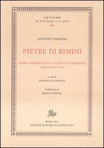 Pietre di Rimini. Diario archeologico e artistico riminese dell'anno 1944