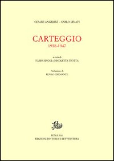 Carteggio 1918-1947