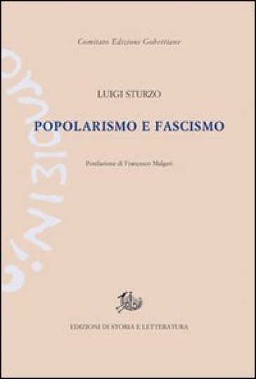 Popolarismo e fascismo