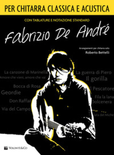 Fabrizio De André per chitarra classica e acustica