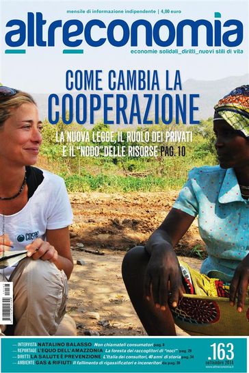 Altreconomia 163 - Settembre 2014