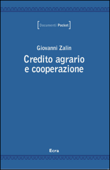 Credito agrario e cooperazione