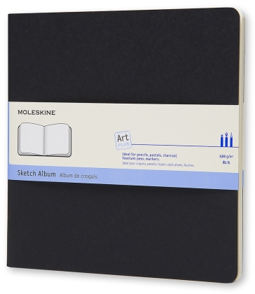 Art Cahier Sketch Album Sqrd Black