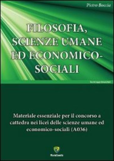 Filosofia, Scienze Umane Ed Economico-Sociali
