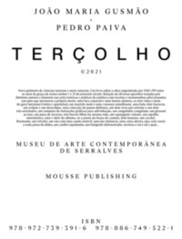 João Maria Gusmão + Pedro Paiva. Terçolho. Ediz. inglese e portoghese