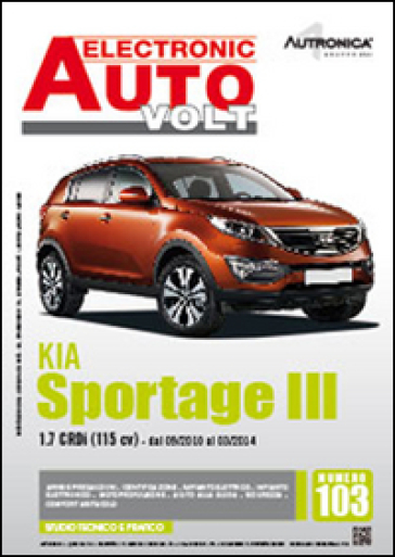 Kia Sportage III. 1.7 CRDi (115 CV) dal 09/2010 al 03/2014