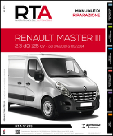 Renault Master III. 2.3 DCI 125 CV. Dal 04/2010 al 05/2014