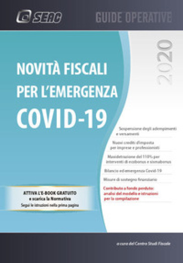 Novità Fiscali Per L'emergenza Covid-19