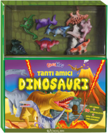Tanti amici dinosauri. Giocalibri. Ediz. illustrata. Con gadget