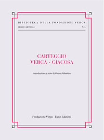 Carteggio Verga-Giacosa
