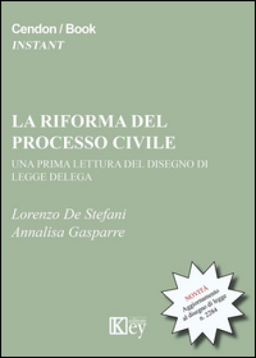 La riforma del processo civile. Una prima lettura del disegno di legge delega