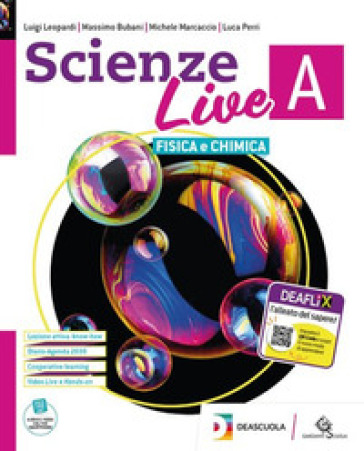 Scienze live. Ediz. tematica. Con Diario e Agenda per la sostenibilità. Per la Scuola media. Con e-book. Con espansione online. Vol. A-B-C-D: Chimica e fisica-Biologia dei viventi-Biologia dell'uomo e genetica-Scienze della Terra e astronomia