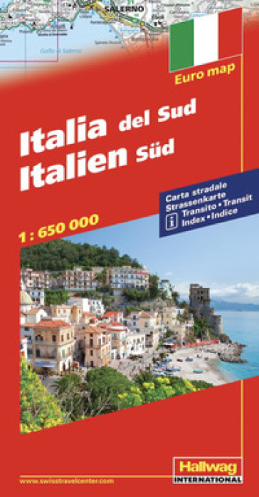 Italia del sud-Italien sud 1:650.000. Ediz. bilingue