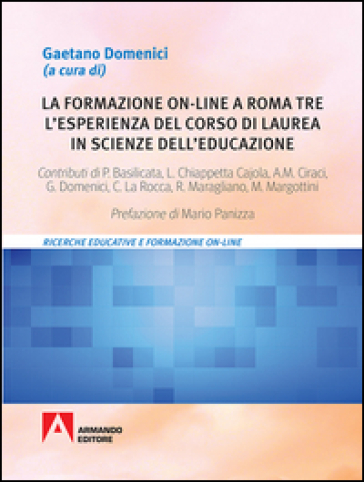 La formazione on-line a Roma Tre. L'esperienza del corso di laurea in Scienze dell'Educazione