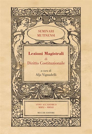 Lezioni Magistrali di Diritto Costituzionale II