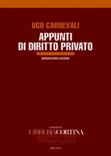 Appunti di diritto privato