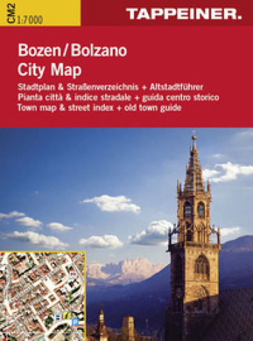 Stadtplan Bozen Citymap-Cartina stradale Bolzano Citymap