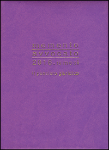 Memento avvocato 2016 16 mesi