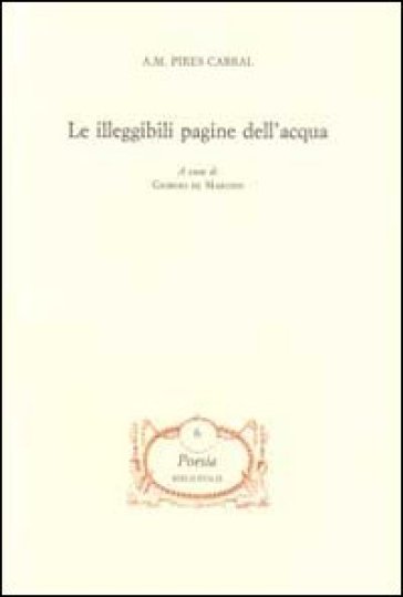 Le illeggibili pagine dell'acqua
