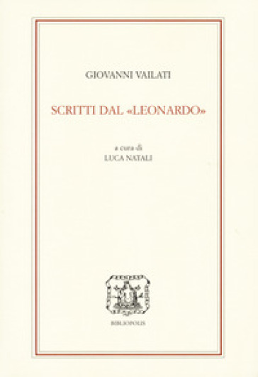 Scritti dal «Leonardo»