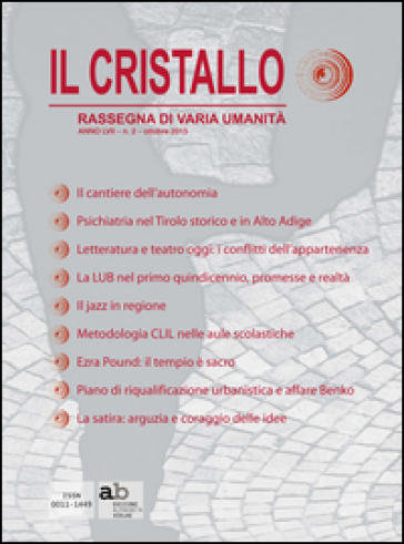 Il cristallo. Rassegna di varia umanità 2015. Vol. 2