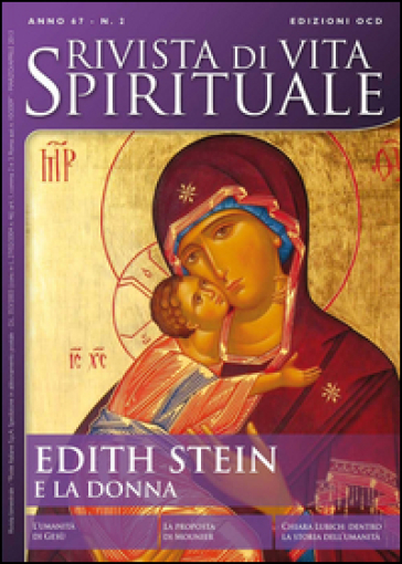 Rivista di vita spirituale (2013). Vol. 2: Edith Stein e la donna