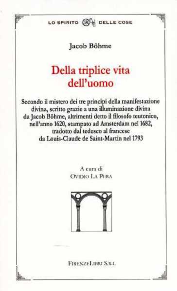 Della triplice vita dell'uomo